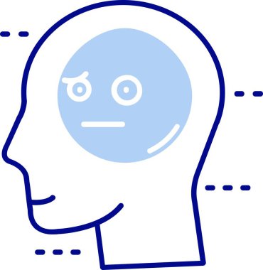 Beyin simge tasarlamak vektör