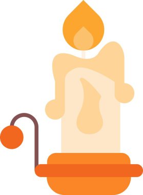 Elinde fırça olan bir karikatür adamın vektör çizimi