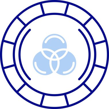 vektör kumarhane çipi ico