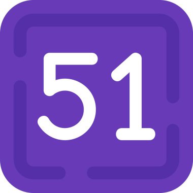 6 numaralı simge, vektör illüstrasyonu