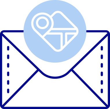 e- posta simgesi, vektör illüstrasyonu