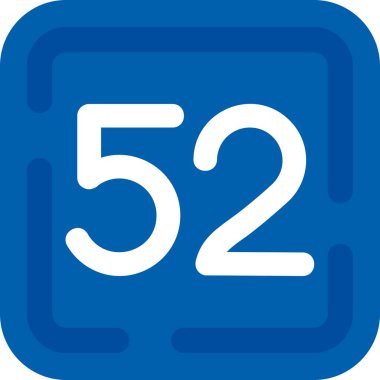 6 numaralı simge tasarım vektör çizimi