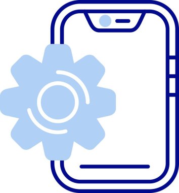 - Telefon. Web simgesi basit illüstrasyon