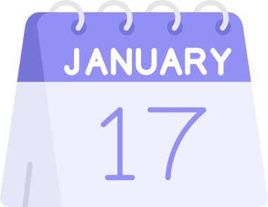 Takvim simgesi, vektör çizimi