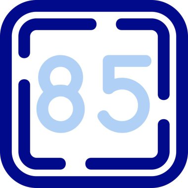 8 numaralı işaret simgesi simgesi