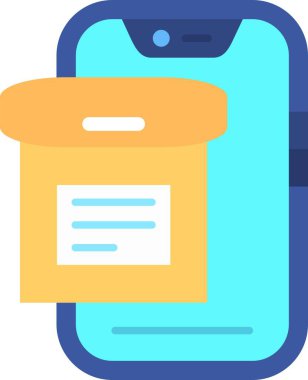 Telefon simgesi vektör illüstrasyonu