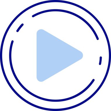 Çalma simgesinin vektör illüstrasyonu