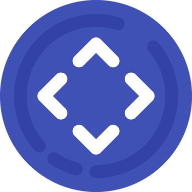 Projeniz için vektör çipi simgesi, iş konsepti