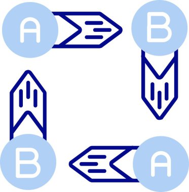 okları simge seti. vektör çizim