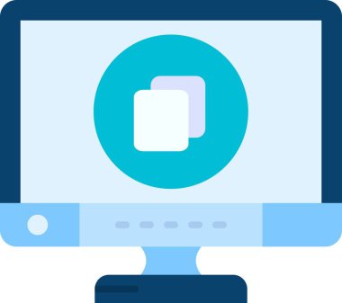 Kart simgesi, vektör illüstrasyonu