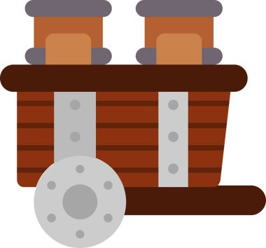 Fıçı. Web simgesi basit tasarım