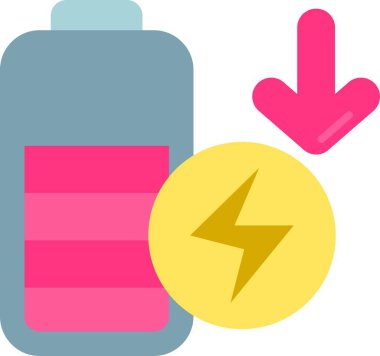 pil vektör illüstrasyonu