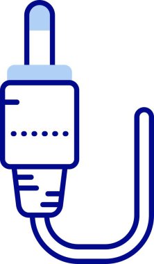 kablo dolgu simgesi, dış hat vektör biçimi