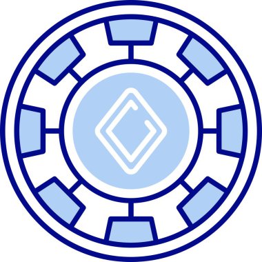 Eşsiz pusula vektör çizgisi simgesi