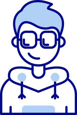 Çocuk simge vektör çizim