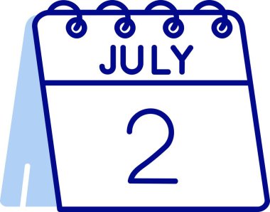 Temmuz takvim simgesi