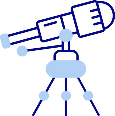 Astronomi uydu ikonu - ana hatlar biçiminde