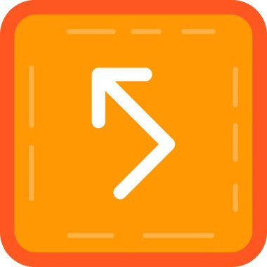 Proje biçiminizde doğru yönde ok simgesi