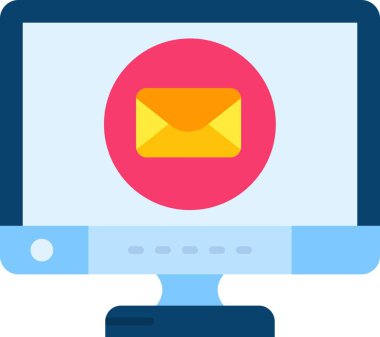 e-posta simgesi düz biçimli