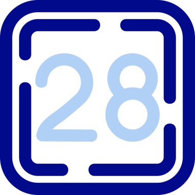 vektör Takvimi Simgesi illüstrasyonu