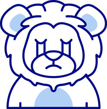 Ayı memeli simgesi - taslak biçiminde