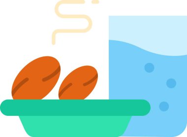 Banyo sabunu ikonu. beyaz arkaplanda izole edilmiş banyo köpüğü sabun vektör simgesi düz renk