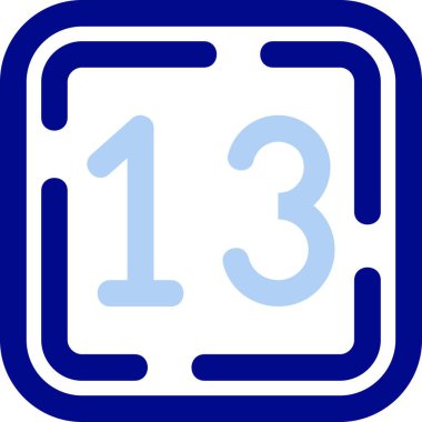 bir numaralı simge işaret sembolü tasarımı