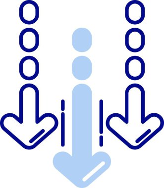 Ok simgesi tasarım vektörü