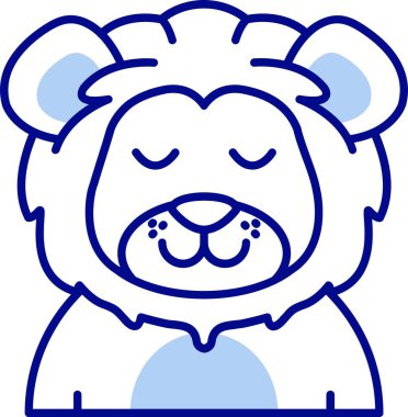 kutup ayısı simgesi vektör çizimi çizimi