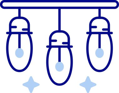 Bir ip topu simgesinin vektör illüstrasyon tasarımı