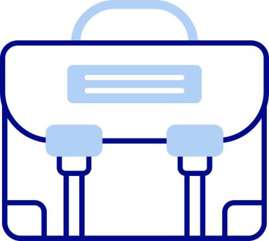 sırt çantası simgesi tasarımı illüstrasyonu