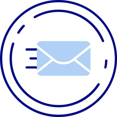 posta simgesi, vektör illüstrasyonu