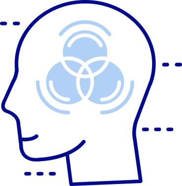 Beyin simge tasarlamak vektör