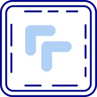 Yol simgesi vektör işareti