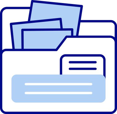 Kağıt kart simgesi doldurulmuş - taslak biçimi