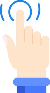 Wi-Fi sinyal simgesi ile el, izometrik biçim