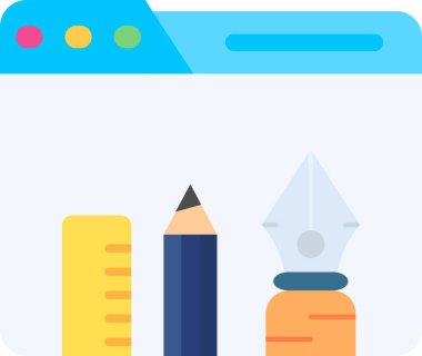 Web tasarımı ve geliştirme vektörü çizimi