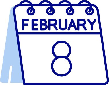 Takvim gününde 1 Şubat takvimi.