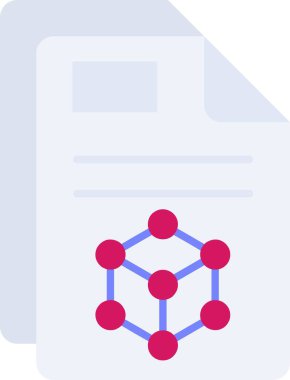 ağ paylaşım simgesi, vektör illüstrasyonu