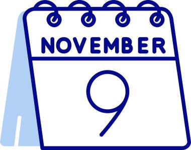 8 Kasım, takvim tek takvimde.