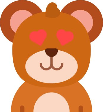 Büyük gülüşlü, resimli, beyaz arkaplanlı bir oyuncak ayı.