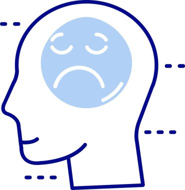 düşünme simgesi tasarım vektörü