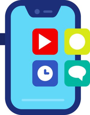 mobil uygulama simgesi. vektör illüstrasyonu