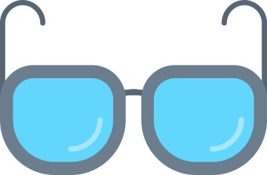 Güneş gözlüğü gözlüğü simgesi - taslak biçiminde