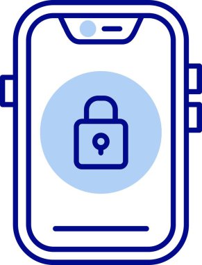 web simgesi, akıllı telefonun vektör illüstrasyonu