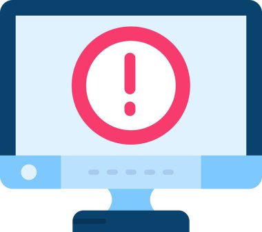 Düz biçimli alarm hatası simgesi