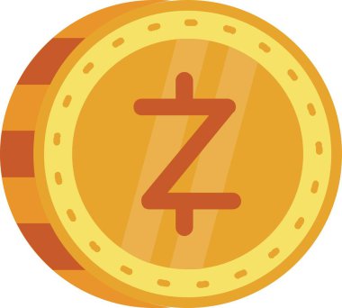 zzcoin simgesi, vektör illüstrasyonu