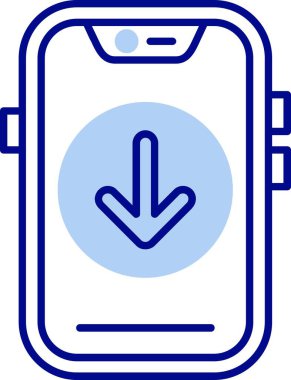 mobil simge vektör illüstrasyonu