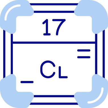 çizgi kimyasal element simgesi beyaz arkaplanda izole edildi. Kimya laboratuvarında sıvı ikon. Kimyasal laboratuvar sembolü. Renkli taslak konsepti. vektör.