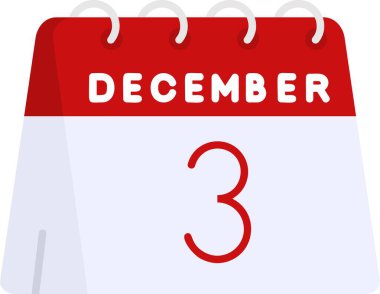 Takvim simgesinin vektör illüstrasyonu